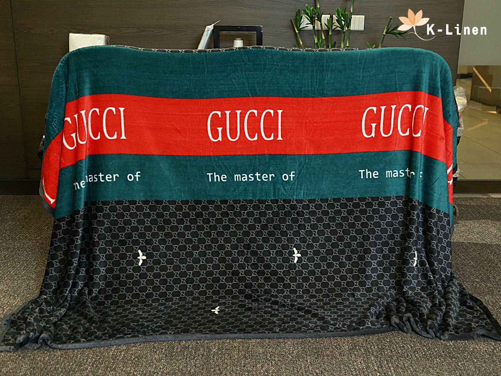printed fleece blanket