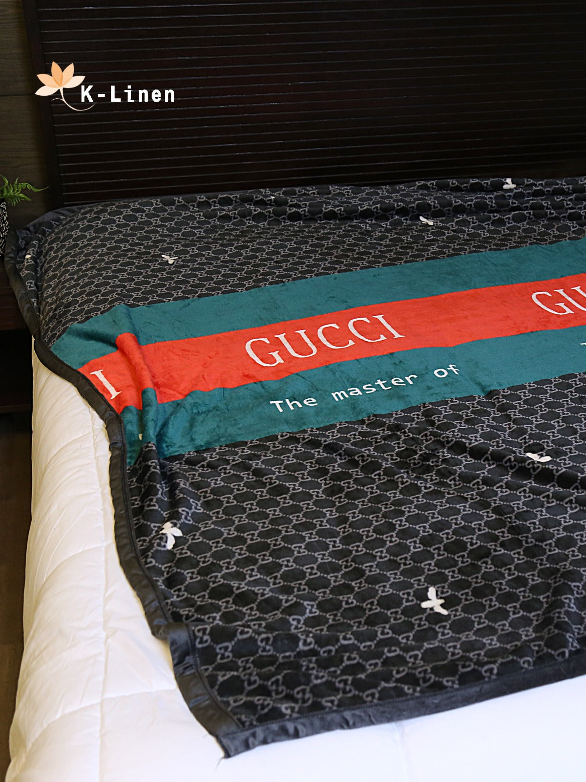 printed fleece blanket