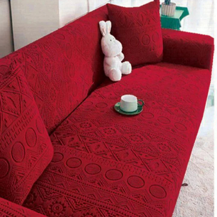 Bohemian Sofa Cover - Maroon