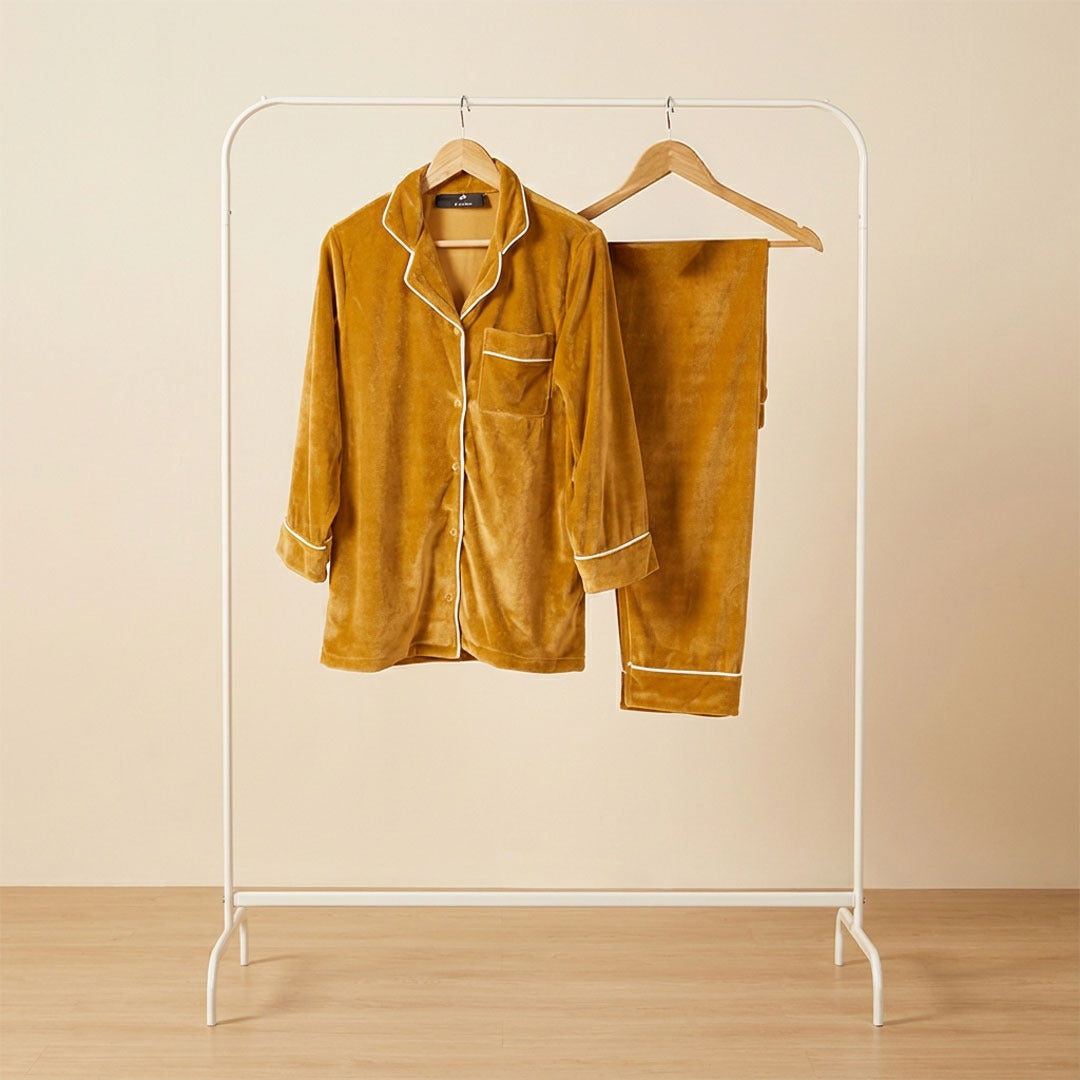 Women Velvet suit - Golden Velvet