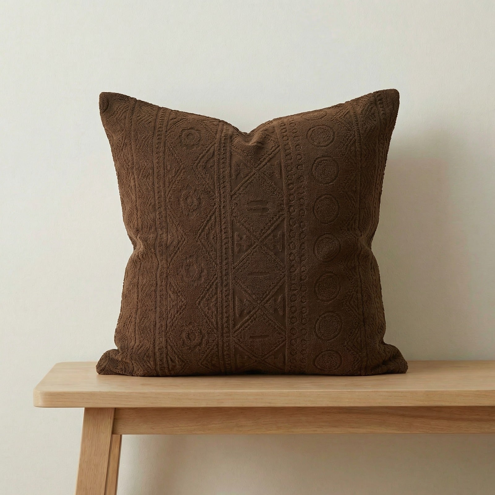 BOHEMIAN CUSHION COVER - Dark Brown