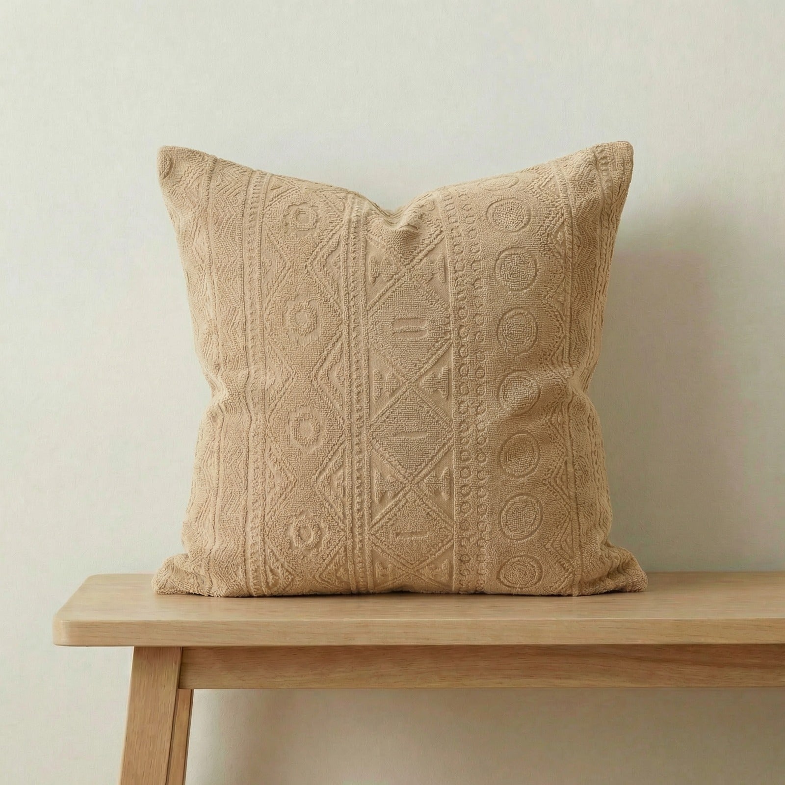 BOHEMIAN CUSHION COVER - Camel Brown
