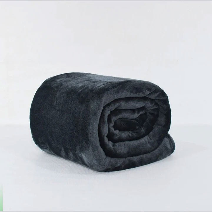 Grey Plush Blanket