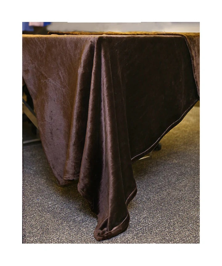 choco brown microfiber plush blanket
