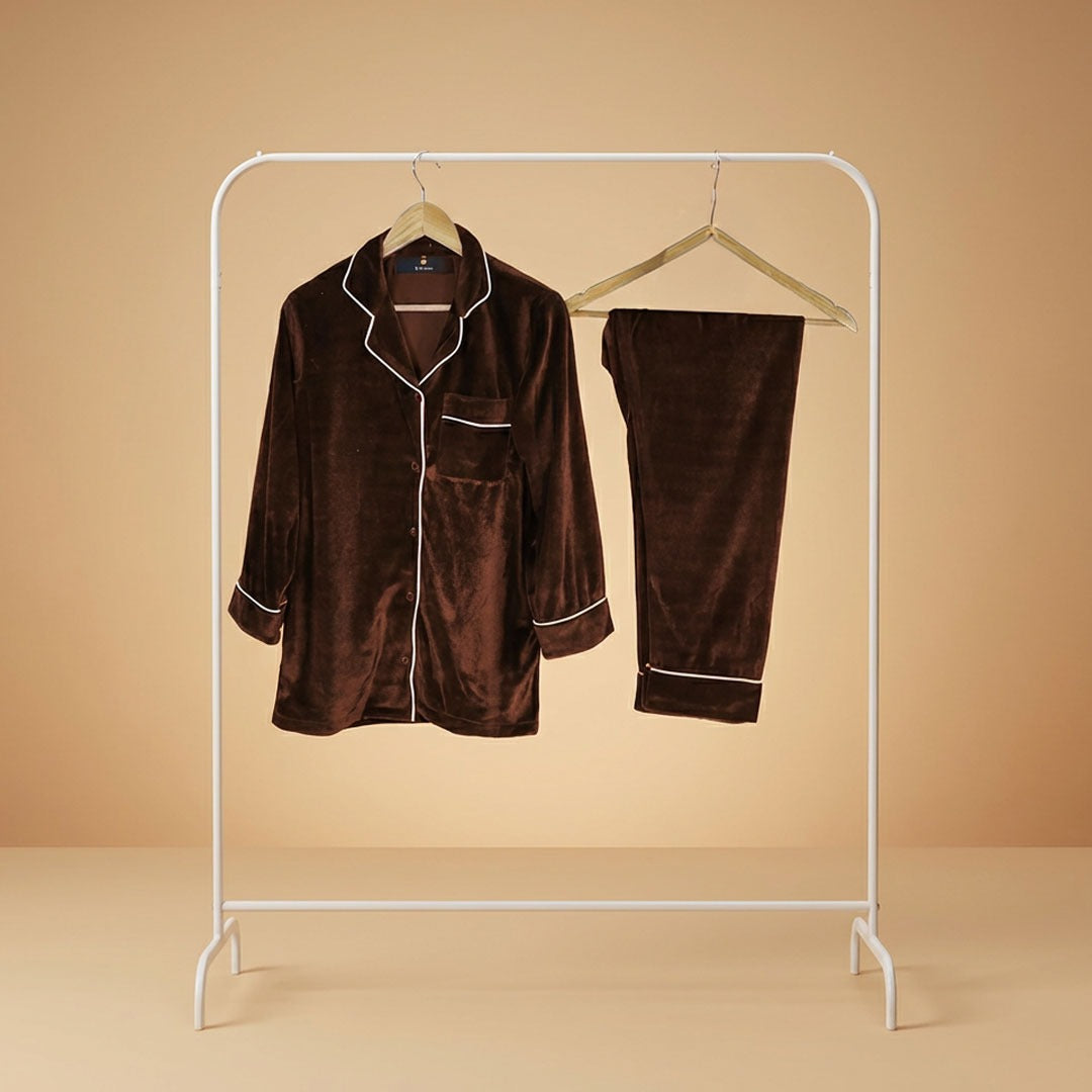 Women Velvet suit -Brown Velvet