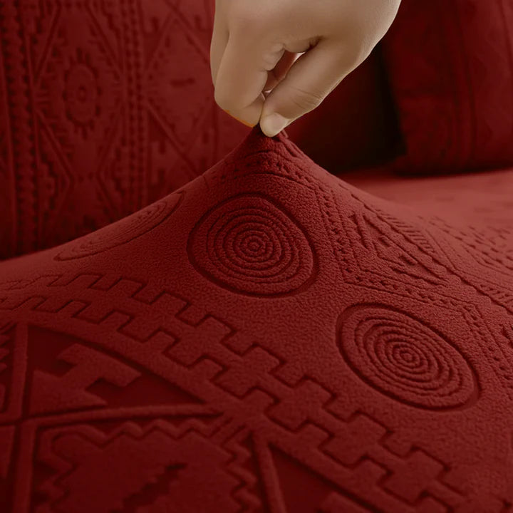 Bohemian Sofa Cover - Maroon