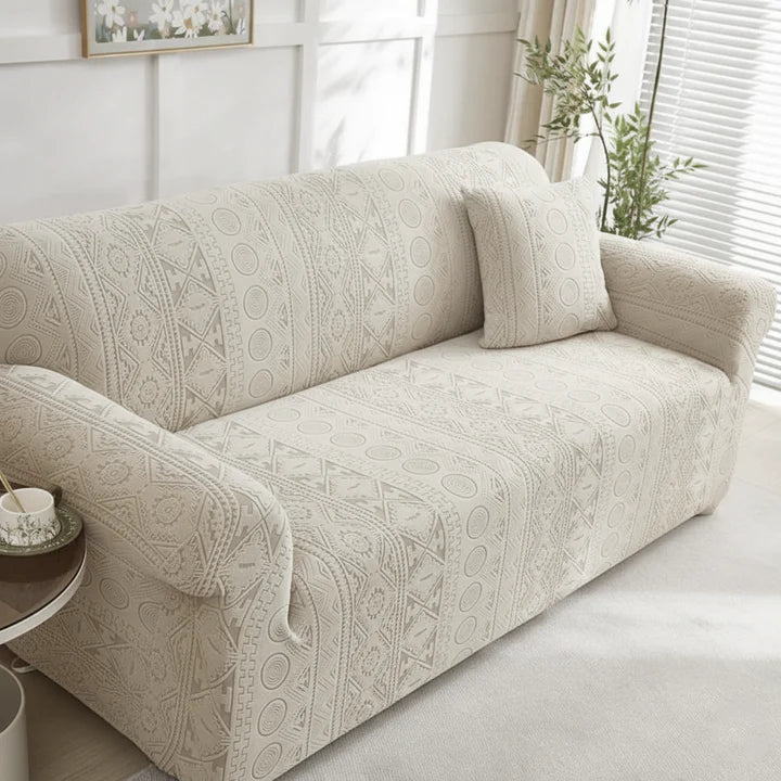 Bohemian Sofa Cover - Beige