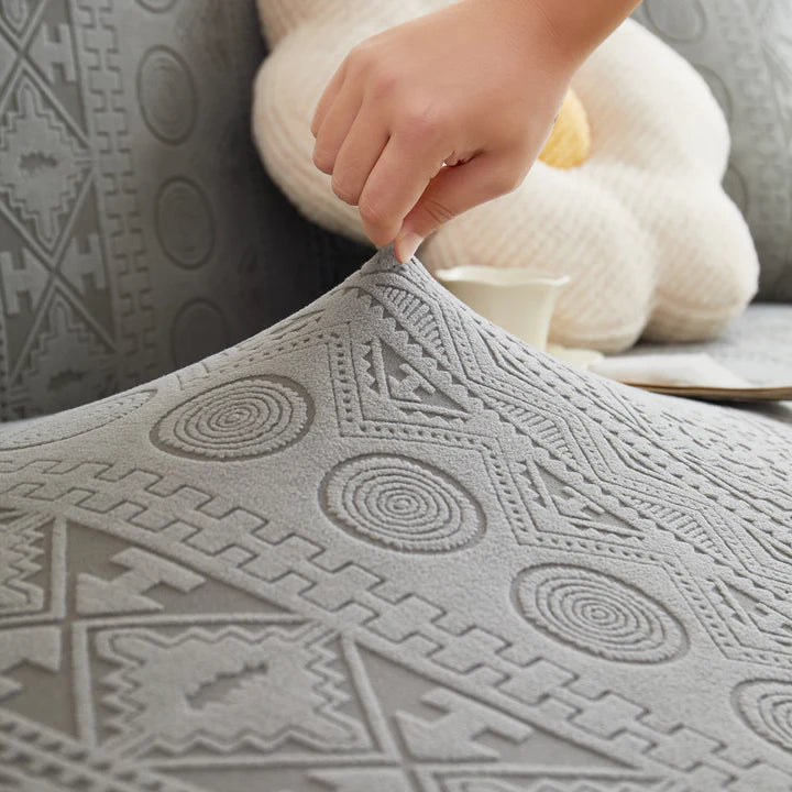 Bohemian Sofa Cover - Grey