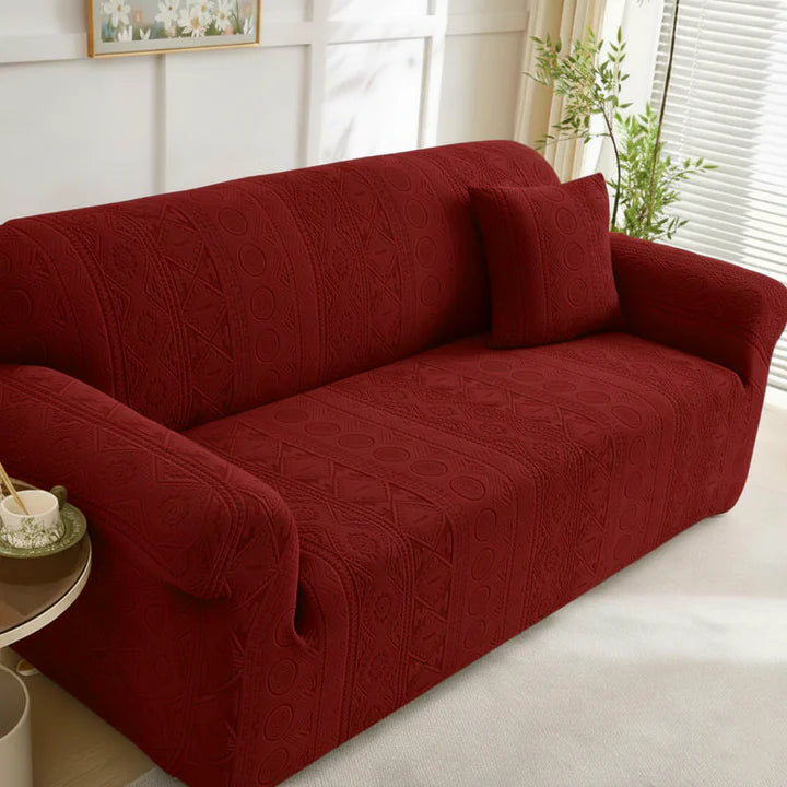Bohemian Sofa Cover - Maroon